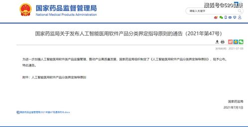 人工智能医药软件类产品注册与应用开发规范解析